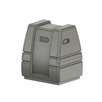 Benne de tri sélectif pour le carton