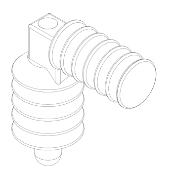 Isolateur T2 x 4