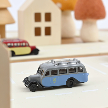 Véhicule Citroën U23 Autocar gris et bleu - 1947