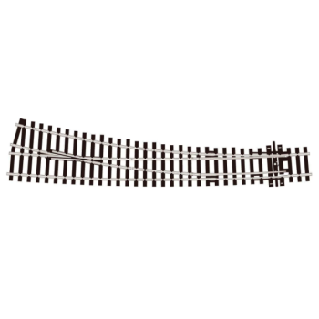 Aiguille enroulée à droite electrofrog rayon 1524mm / 762mm 00/H0 code 75