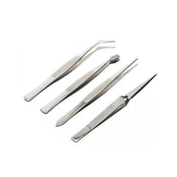 Set de 4 pinces Brucelles