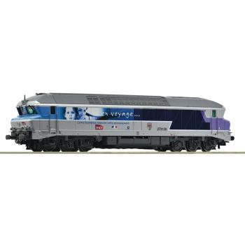 Locomotive diesel CC 72130, livrée "En Voyage" Ep V-VI - SNCF, version DCC