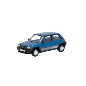 Voiture Renault 5 GT Turbo phase 1, bleu lumière, 1985-1987