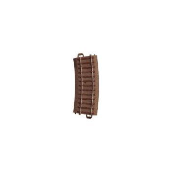 Rail courbe R1, rayon 360 mm, 15° - Code 83 Trix C