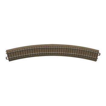Rail courbe R4, rayon 579,3 mm, 30° - Code 83 Trix C