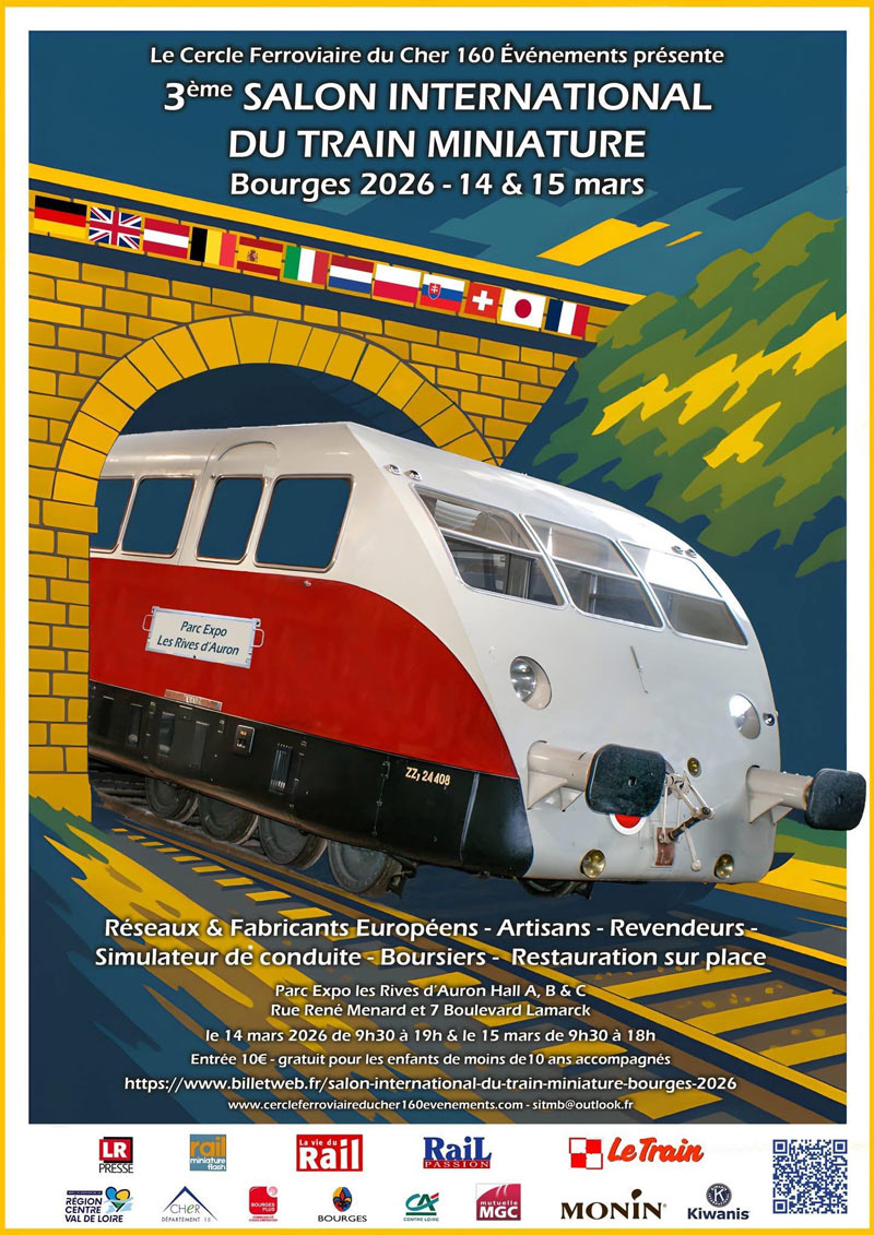 Salon International du Train Miniature de Bourges 2026